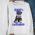 Miniature Schnauzer At Home Dads Favourite Multi Tasking Dog Sweatshirt Gifts for Old Women