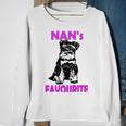 Miniature Schnauzer At Home Nans Favourite Multi Tasking Dog Sweatshirt Gifts for Old Women