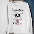 My Valentine Puppy Cutie Sweatshirt Gifts for Old Women