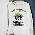 Never Underestimate An Old Guy On A Bicycle Sweatshirt Gifts for Old Women