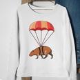 Parachuting Capybara For Capybara Lovers Sweatshirt Gifts for Old Women