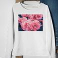 Pink Roses In Garden Sweatshirt Gifts for Old Women