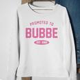 Promoted To Bubbe Baby Reveal Gift Jewish Grandma Sweatshirt Gifts for Old Women