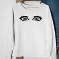 Psychedelic Eyeball Trippy Eyes Sweatshirt Gifts for Old Women