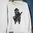 Raccoon Wielding Ukulele Sweatshirt Gifts for Old Women