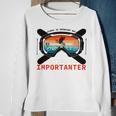 School Is Important But Skiing Is Importanter Sweatshirt Gifts for Old Women