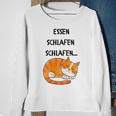 Sleepy Cat Sweatshirt Gifts for Old Women