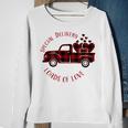 Special Delivery Valentines Car Red Plaid Sweatshirt Gifts for Old Women