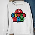 Super Bro Funny Brother Video Gaming Lover Gift Birthday Holiday By Mesa Cute Sweatshirt Gifts for Old Women