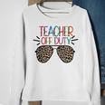 Teacher Off Duty Teacher Mode Off Summer Last Day Of School Sweatshirt Gifts for Old Women
