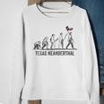 Texas Neanderthal Thinking Sweatshirt Gifts for Old Women