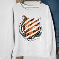 Tiger Stripes Zoo Animal Tiger Sweatshirt Gifts for Old Women
