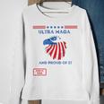 Ultra Maga And Proud Of It V12 Sweatshirt Gifts for Old Women