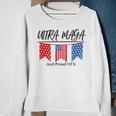 Ultra Maga And Proud Of It V15 Sweatshirt Gifts for Old Women