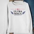 Ultra Maga And Proud Of It V16 Sweatshirt Gifts for Old Women