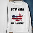 Ultra Maga And Proud Of It V3 Sweatshirt Gifts for Old Women