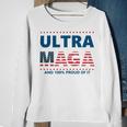 Ultra Maga And Proud Of It V5 Sweatshirt Gifts for Old Women