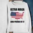 Ultra Maga And Proud Of It V6 Sweatshirt Gifts for Old Women