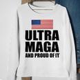 Ultra Maga And Proud Of It V8 Sweatshirt Gifts for Old Women