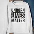 Unborn Lives Matter Sweatshirt Gifts for Old Women