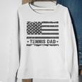 Vintage Tennis Dad America Us Flag Patriot Funny Gift Sweatshirt Gifts for Old Women