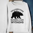 Yellowstone National Park Wyoming Bear Nature Hiking Sweatshirt Gifts for Old Women