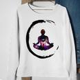 Zen Buddhism Inspired Enso Cosmic Yoga Meditation Art Sweatshirt Gifts for Old Women