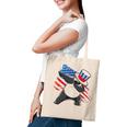 Dabbing Uncle Sam Panda 4Th Of July Tote Bag