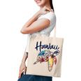 Hawaii Sea Turtle Hawaiian Floral Matching Family Vacation Tote Bag
