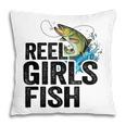 Reel Girl Fish Pillow