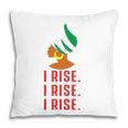Womens I Rise Black Woman Cute Girl Strong African American Gift Pillow