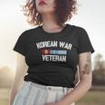 Korean War Veteran Pride Korea Service Ribbon  V2 Women T-shirt