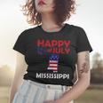 American Independence Day 4Th July Veteran Mississippi Women T-shirt Gifts for Her