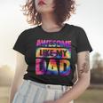 Awesome Like My Dad Matching Fathers Day Family Kids Tie Dye V2 Women T-shirt Gifts for Her