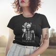 Black Coffee Like My Soul Skeleton Funny Java Or Die Women T-shirt Gifts for Her