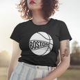 Boston Retro City Massachusetts State Basketball Women T-shirt Gifts for Her