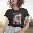 Funny 4Th Of July Usa Flag American Patriotic Eagle Women T-shirt Gifts for Her