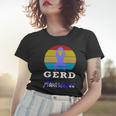 Gerd Awareness Vintage Periwinkle Blue Ribbon Gastroesophageal Reflux Disease Gerd Awareness Women T-shirt Gifts for Her