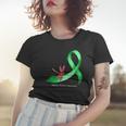 Hippie Dragonfly Green Ribbon Kidney Disease Awareness Women T-shirt Gifts for Her