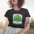 In May We Wear Green For Mental Health Awareness Rainbow Women T-shirt Gifts for Her