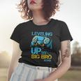 Leveling Up To Big Bro Again Gaming Lovers Vintage Women T-shirt Gifts for Her