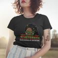 Locd Hair Girl 4Th July Remembering My Ancestors Juneteenth Women T-shirt Gifts for Her