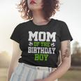 Mom Of The Birthday Boy Soccer Player Vintage Retro Women T-shirt Gifts for Her
