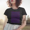 Purple And White Polka Dots Women T-shirt Gifts for Her