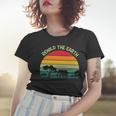 Rewild The Earth Animal Forest Earth Day Women T-shirt Gifts for Her