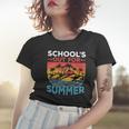 Schools Out For Summer Teacher Cool Retro Vintage Last Day Women T-shirt Gifts for Her