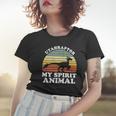 Utahraptor Dinosaur Spirit Animal Paleontologist Women T-shirt Gifts for Her