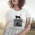 All I Need Is Love And Yoga And A Cat Lovers Gift For Yoga Lovers Funny Cat Women T-shirt Gifts for Her