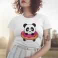 Cute Panda Bear Pandas Donut Sprinkles Women T-shirt Gifts for Her