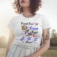 Friends Dont Let Friends Fight Chronic Fatigue Syndrome Cfs Alone Unicorn Blue Ribbon Chronic Fatigue Syndrome Support Cfs Awareness Women T-shirt Gifts for Her